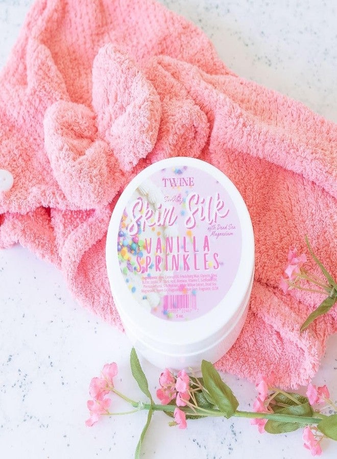 تواين زبدة الجسم TWINE Skin Silk مع مسحوق المغنيسيوم من البحر الميت بنكهة الفانيليا 4 أونصة - Image 3